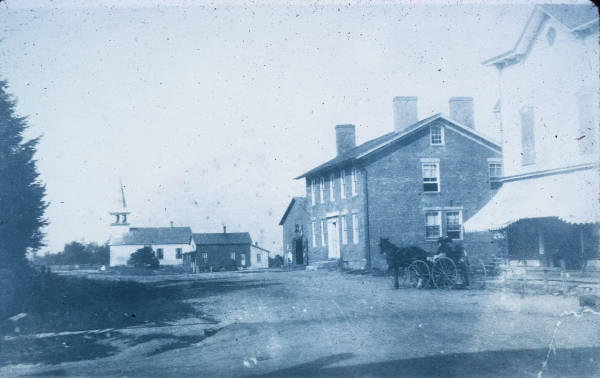 Dover Lodge in 1899 (far right)