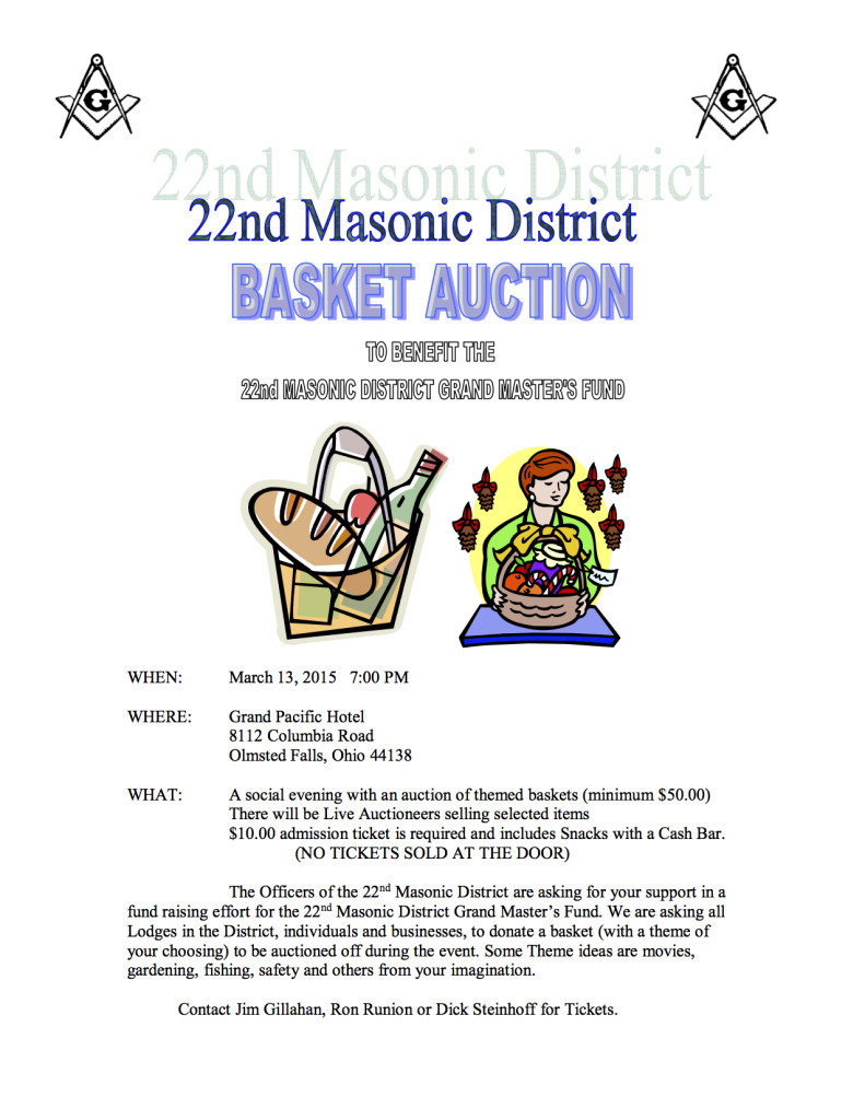 Basket Auction Flyer